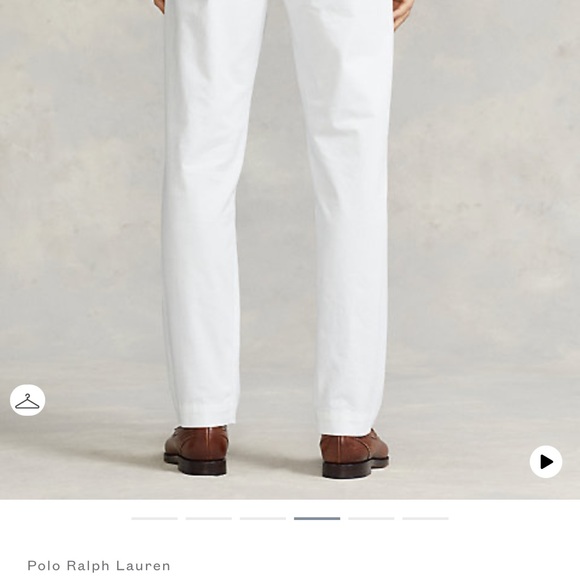 Polo Ralph Lauren Mens Chino Pants Flat Front White Size 36X34 - Picture 4 of 12